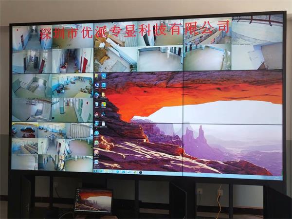 银川红寺堡第四小学监控项目-优派专显55寸拼接屏